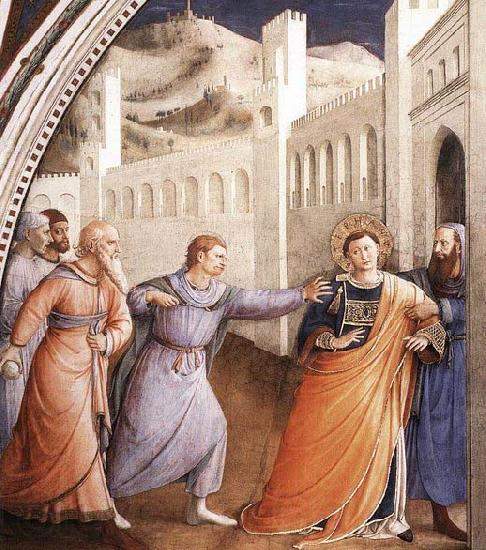 ANGELICO  Fra The Arrest of St Stephen Germany oil painting art
